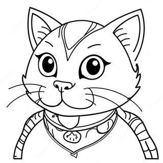 Realistic Warrior Cat Coloring Pages