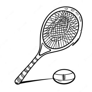 Lacrosse Stok Og Bold Farvelægningsside 22343-17663