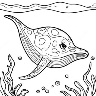 Sting Ray Coloring Pages