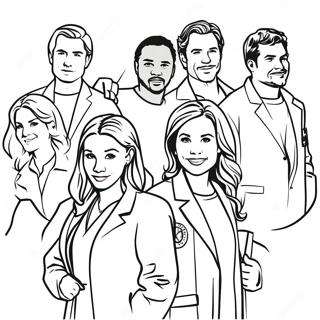 Grey's Anatomy Coloring Pages