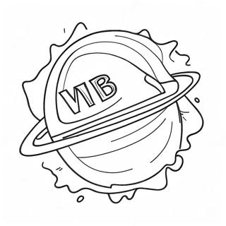 Stjärnig Vbs-Logotyp Färgläggningssida 22452-17755