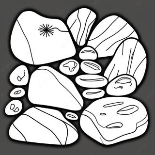 Types Of Rocks Coloring Pages