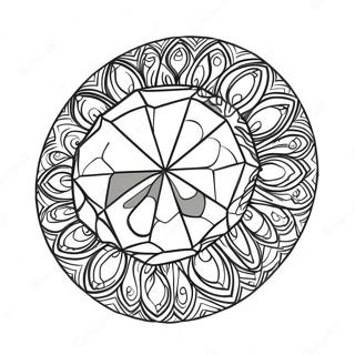 Sparkling Gemstone Coloring Page 22563-17859