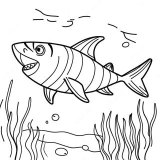 Tiger Shark Coloring Pages