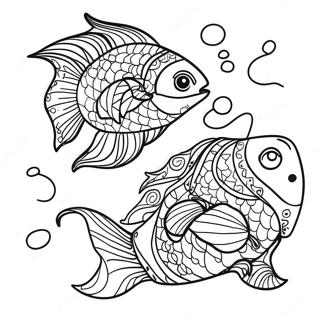 Pisces Coloring Pages