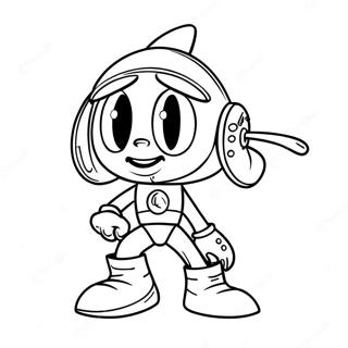 Marvin The Martian Coloring Pages