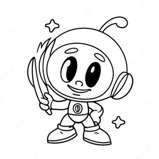 Marvin The Martian Coloring Pages