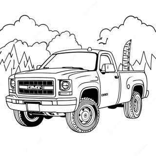 Gmc Truck Coloring Pages