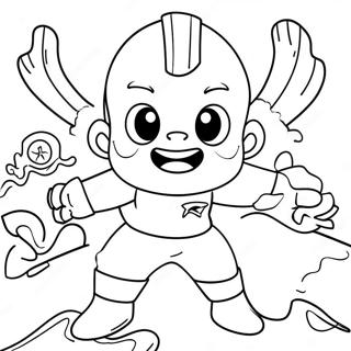 Goo Jit Zu Heroes In Action Coloring Page 2271-1812