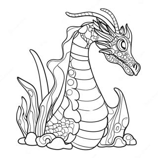 Sea Dragon Coloring Pages