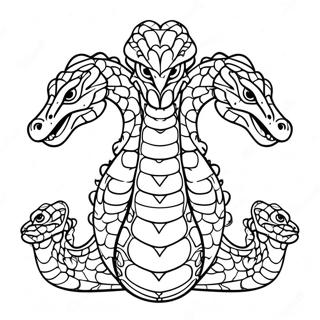 Three Headed Hydra Coloring Page 22753-17980