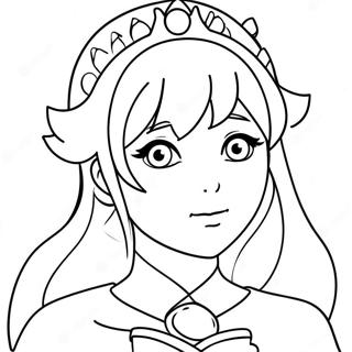 Anime Princess Coloring Pages