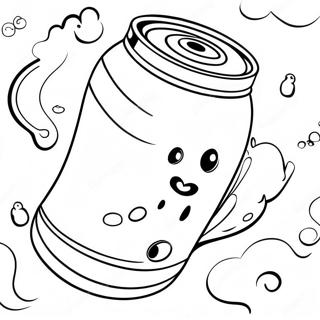 Soda Coloring Pages