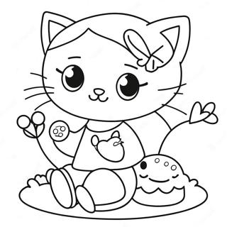 Kawaii Girl Coloring Pages