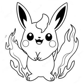 Flareon Coloring Pages