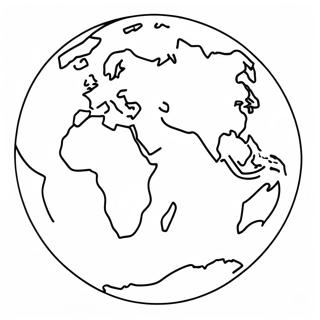 Colorful Continents Coloring Page 22853-18045