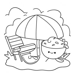 Summer Fun For Preschoolers Coloring Pages