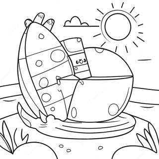 Summer Fun Coloring Page For Preschoolers 22882-18070