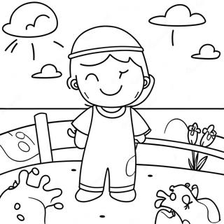 Summer Fun Coloring Page For Preschoolers 22882-18071