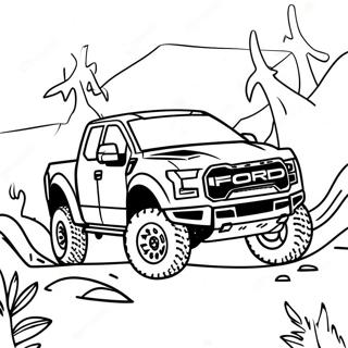 Off Road Ford Raptor Coloring Page 22893-18082