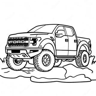 Off Road Ford Raptor Coloring Page 22893-18084