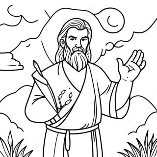 Elijah Coloring Pages