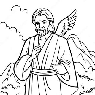 Elijah Coloring Page 22902-18087