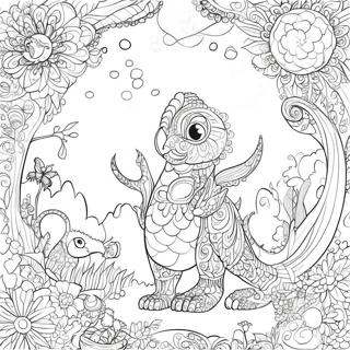 Intricate Kerby Rosanes Fantasy Scene Coloring Page 22913-18097