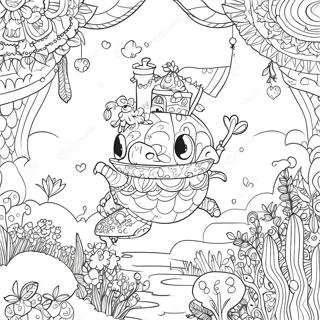 Intricate Kerby Rosanes Fantasy Scene Coloring Page 22913-18099