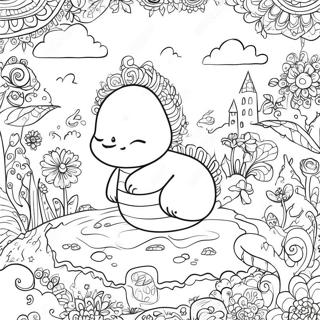 Intricate Kerby Rosanes Fantasy Scene Coloring Page 22913-18100