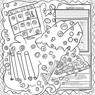 5th Grade Math Workpages Coloring Page 23012-18184