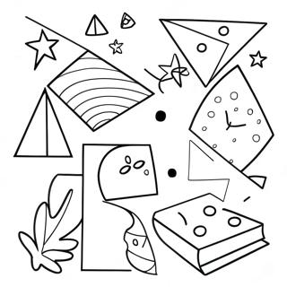 Fun 5th Grade Geometry Coloring Page 23013-18171