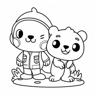 Adventurous Pomni And Jax Coloring Page 23033-18195