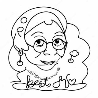 Funny Best Aunt Ever Coloring Page 23053-18235