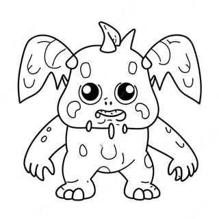 Ugly Monster Coloring Page 23082-18229