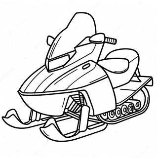 Snowmobile Coloring Page 23092-18228