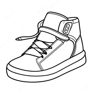 Sneaker Coloring Page 230-181