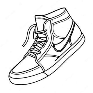 Sneaker Coloring Page 230-182