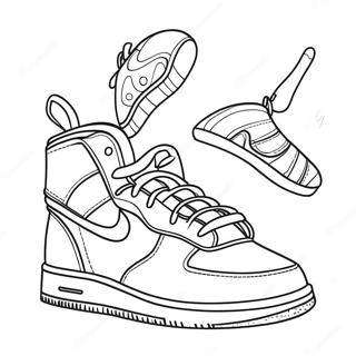 Sneaker Coloring Page 230-183