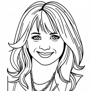 Hannah Montana Coloring Page 23102-18250