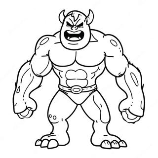 Super Monster Coloring Page 23122-18262