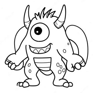 Super Monster Coloring Page 23122-18264