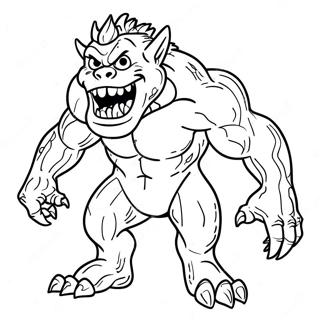 Fearsome Super Monster Coloring Page 23123-18268