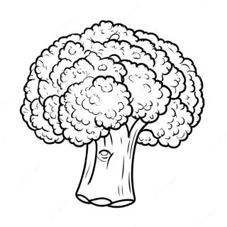 Broccoli Coloring Page 23142-18259