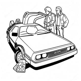 Back To The Future Coloring Pages