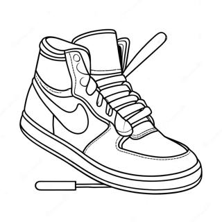 Cool Sneaker Design Coloring Page 231-185