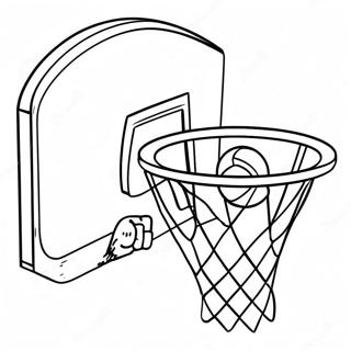 Basketball Hoop Coloring Pages