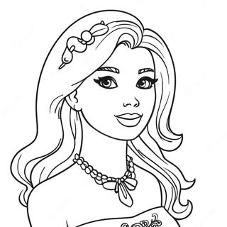 Bibble Barbie Coloring Page 23292-18378