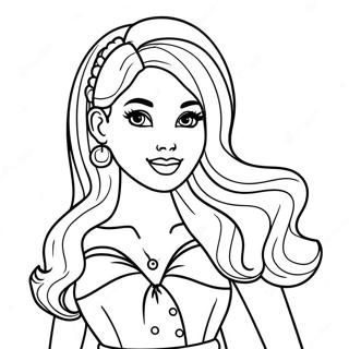 Bibble Barbie Coloring Page 23292-18380