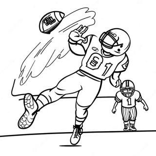 Aj Brown Catching A Football Coloring Page 23373-18488